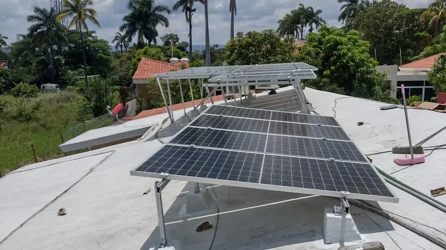 Instalacion de paneles en chiapas 6.14 kwp